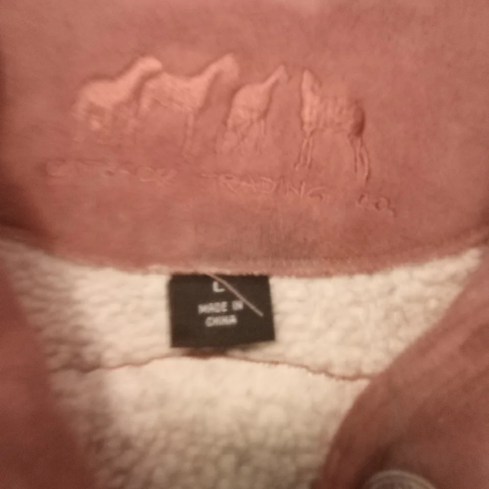 Women's Teddy Jacket By Outback Trading Company Size Large - Picture 2 of 7